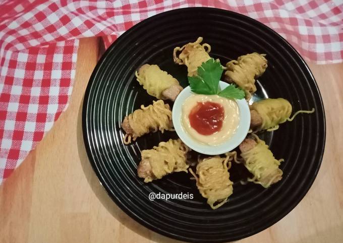 Resep Mie Gulung Sosis Oleh Dapur Deis Cookpad