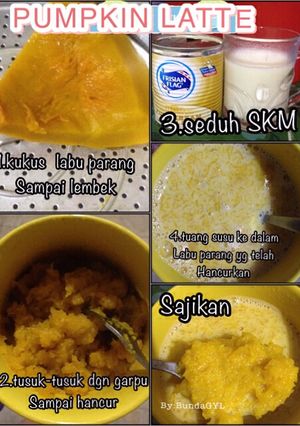 Foto resep Pumpkin latte / cara lain nikmati labu parang