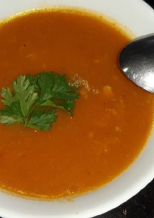 صورة لوصفة شوربة الحريرة