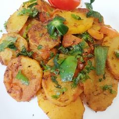 Chatpata aloo catlie A picture of Chatpata aloo catlie.