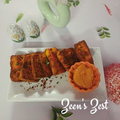A picture of Air Fryer Paneer Steak.