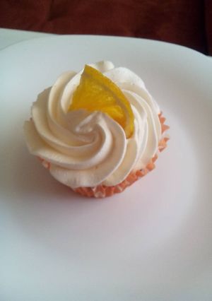 Una foto de Cupcakes de naranja