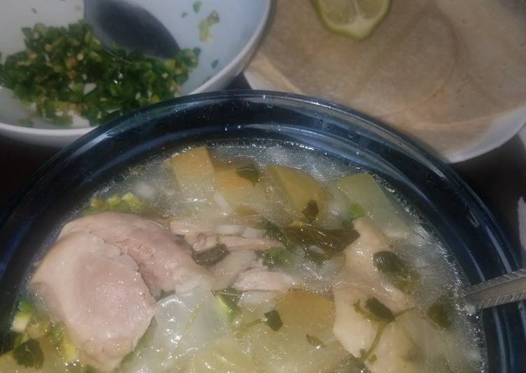 Steps to Prepare Speedy Caldo de pollo