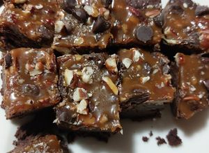 Una foto de Brownies de tortuga
