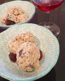 Helado de stracciatella bajo en azúcar (con heladera)
