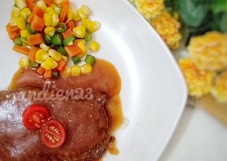 Steak daging
