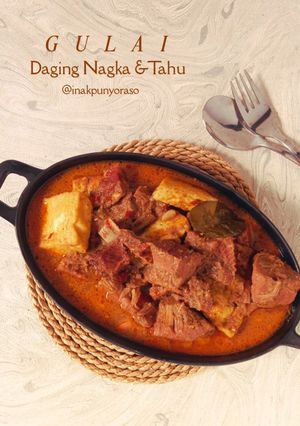 Foto resep Gulai Daging Nangka & Tahu