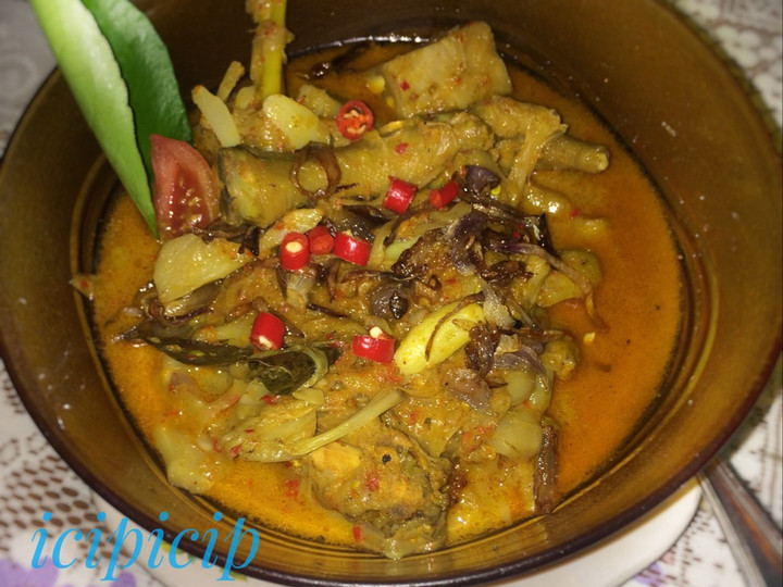 Cara Bikin Gulai Nangka muda Ceker ayam Menu Enak