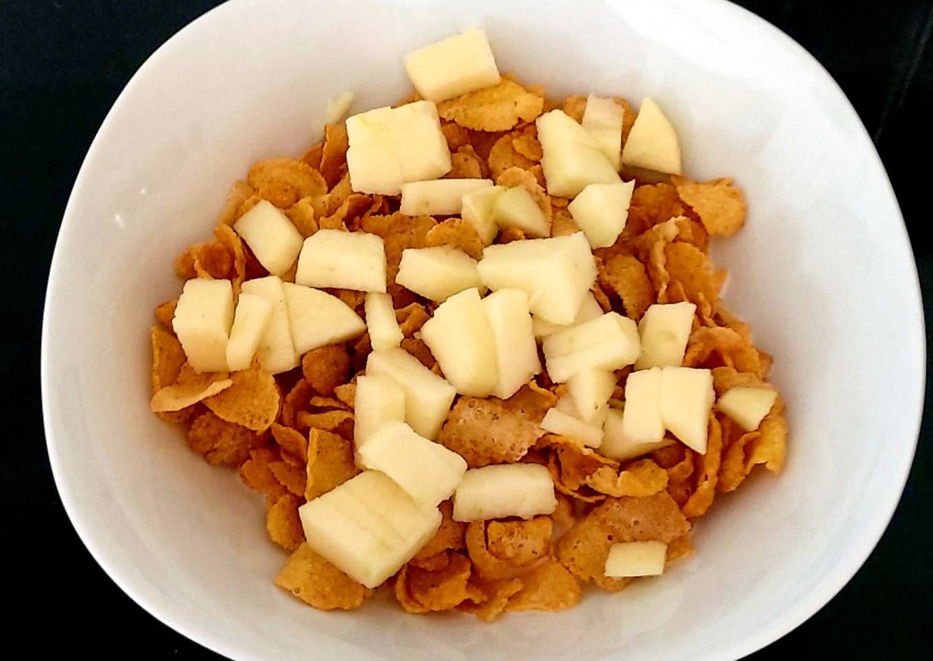 My Cornflakes and Apple Healthy Breakfast