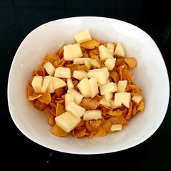 A picture of My Cornflakes and Apple Healthy Breakfast.