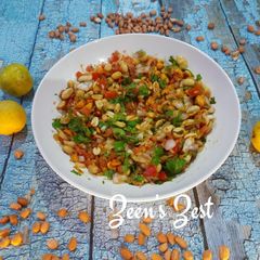 A picture of Sadeko Badam - Nepali Style Peanut Salad.