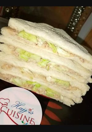 A picture of Tuna sandwich.