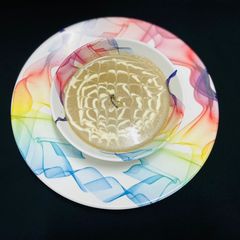 A picture of Mushroom creamy soup.