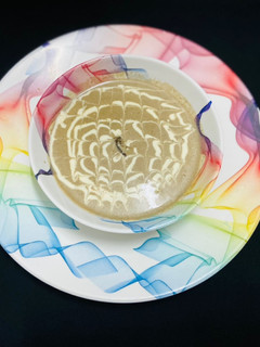 A picture of Mushroom creamy soup.