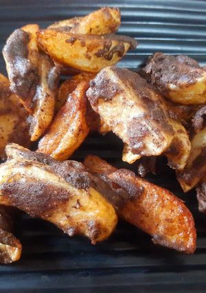 A picture of Kuttu potato fries.