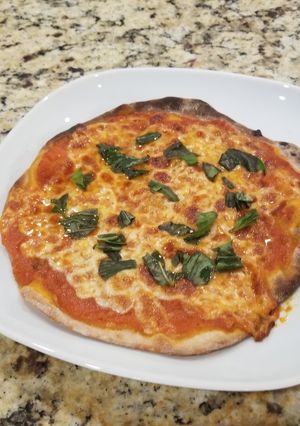 A picture of Cast Iron Roman Pizza.