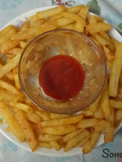 আলু ফ্রেঞ্চ ফ্রাই(Potato french fry recipe in Bengali) রেসিপির প্রধান ছবি