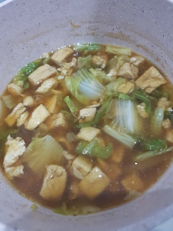 Langkah Mudah untuk Membuat Resep #24 Cah Sawi putih dengan udang dan tahu yang Lezat Sekali Anti Ribet, Mantap