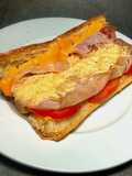 Bánh Mì Double Cheese Siêu Nhanh Với Thịt Nguội