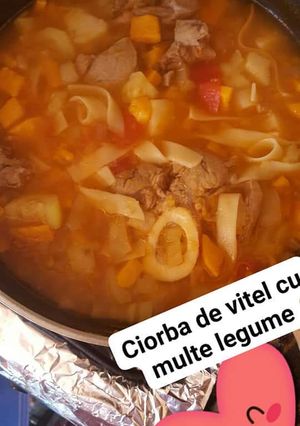O poză a rețetei Ciorbă de vițel.