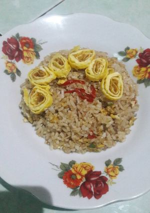 Foto resep Nasi goreng sederhana no ulek2 🍚