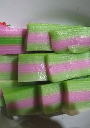 Foto resep Kue lapis tepung beras
