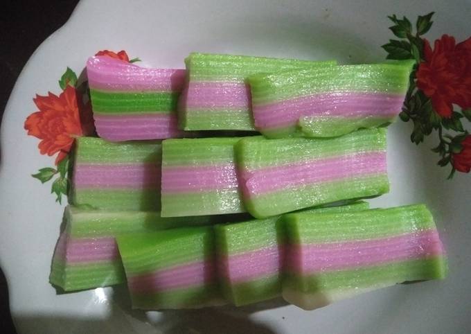 Recipe: Tasty Kue lapis tepung beras