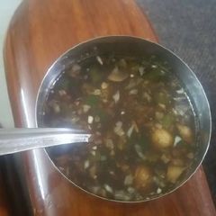 A picture of Veg Manchow Soup.