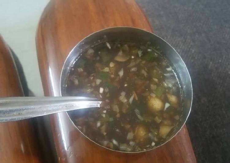 Simple Way to Make Super Quick Homemade Veg Manchow Soup