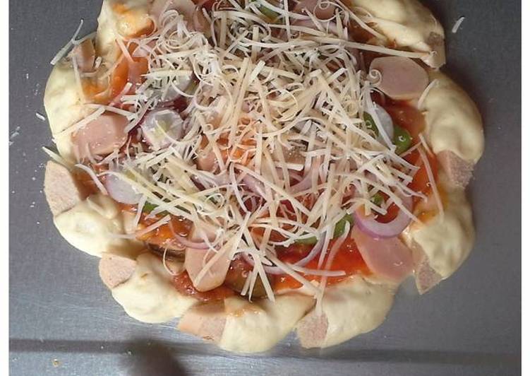 Resep Pizza homemade anti gagal, Bisa Manjain Lidah