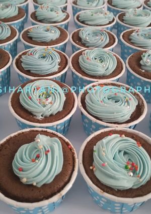 Foto resep Hokkaido Blackforest cupcake