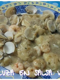 Una foto de Merluza en salsa verde