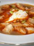 Sopa de ajo "toque Torres"