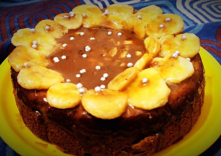 Simple Way to Make Homemade Banana caramelize cake