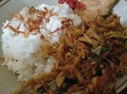 Gambar empal suwir daging ayam
