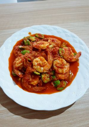 Foto resep Balado udang petai