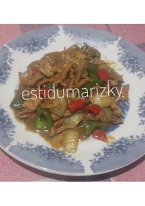 Foto resep Sapi lada hitam