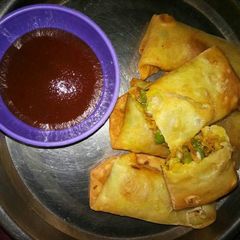 A picture of Spring roll recipe | veg roll with spring roll sheet.