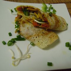Stuffed Dosa Roll A picture of Stuffed Dosa Roll.