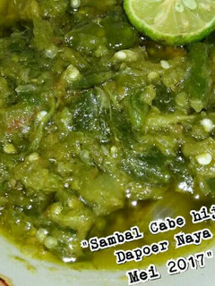 Foto resep Sambal cabai hijau no MSG