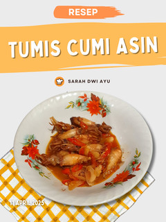 Foto resep Tumis Cumi Asin