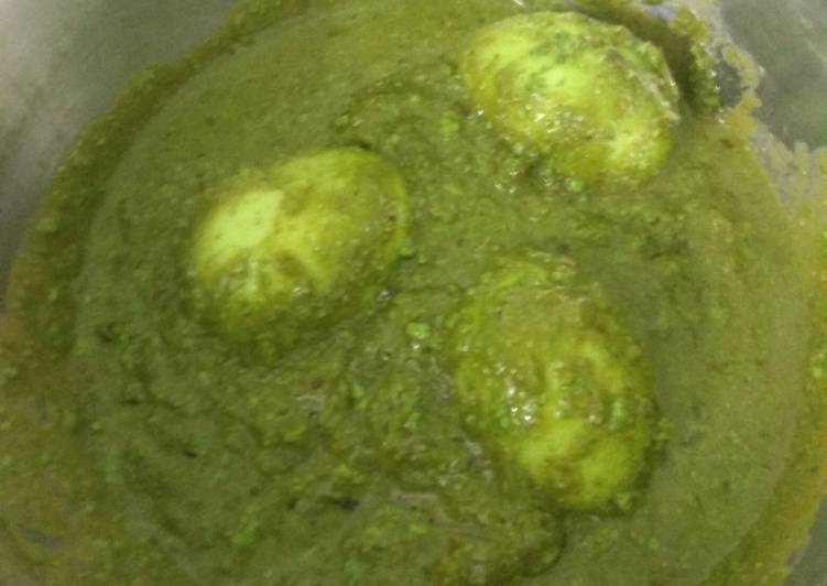 Easiest Way to Cook Yummy Green Masala Egg
