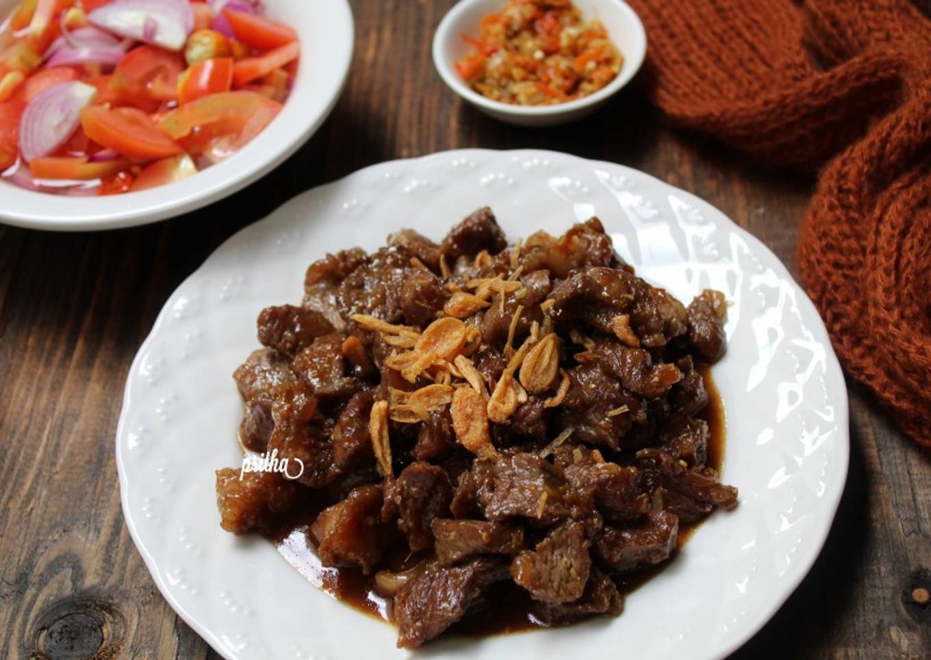 Daging Sapi Goreng (Sate Goreng)