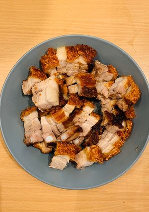 Hình của món Thịt quay giòn bì (air fryer) 🥓.