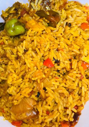 A picture of Daddawa rice.