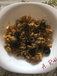 Una foto de Bacalao a bras o bacalao dorado