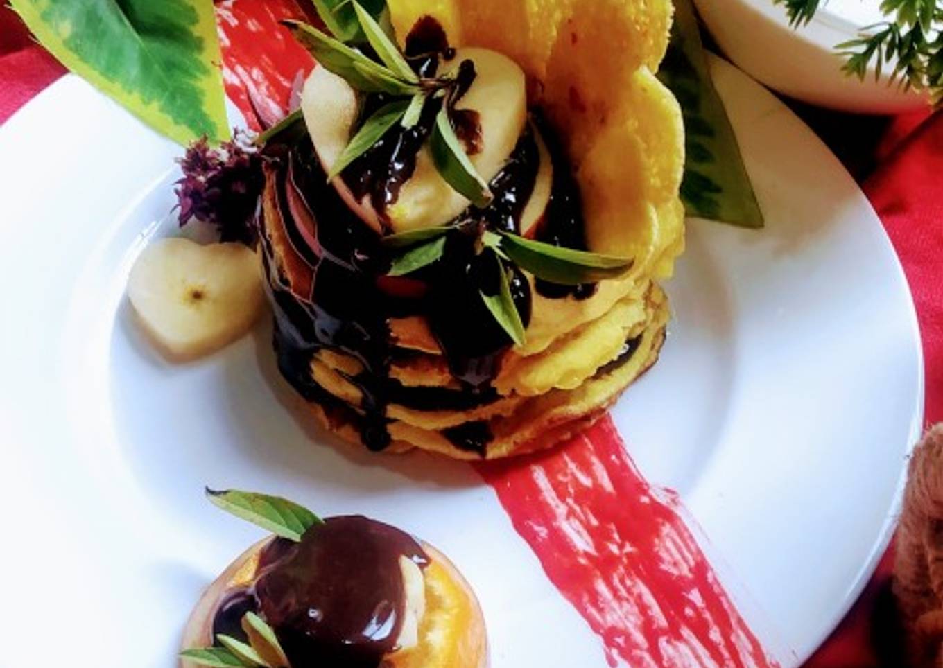 Crepe 6 with creamy cream