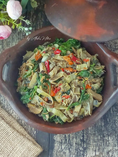 Foto resep Tumis Jantung Pisang Teri Kemangi