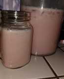 Agua fresca de fresa 🍓 michoacana
