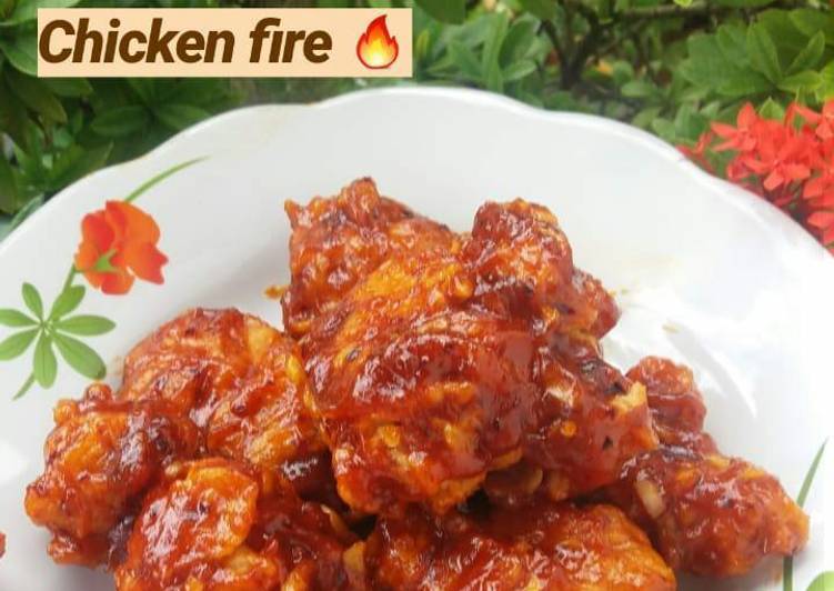 Langkah Mudah untuk Menyiapkan Chicken Fire (Ayam Richeese), Menggugah Selera